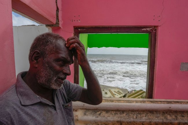 Sri Lankan fishers suffer as coastal erosion destroys homes