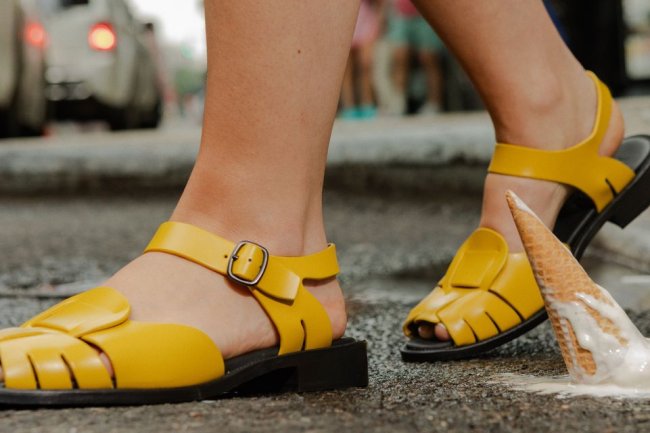 City Streets Are Gross, but You Can Still Wear Sandals—if You Choose Them Carefully