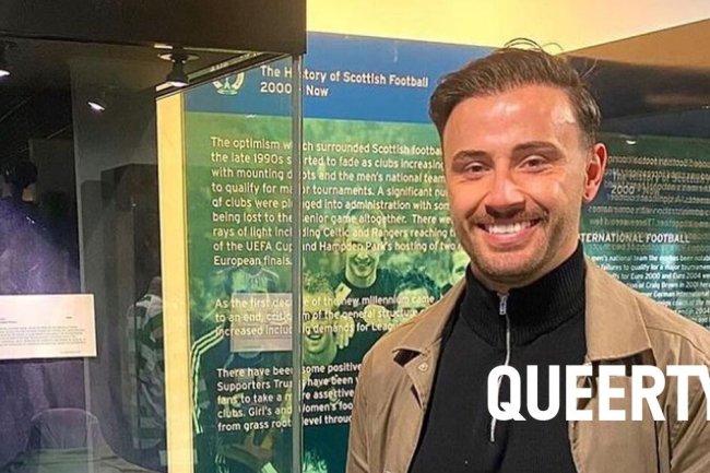 Soccer star Zander Murray has been living his best gay life & was just honored in the Scottish Football Museum