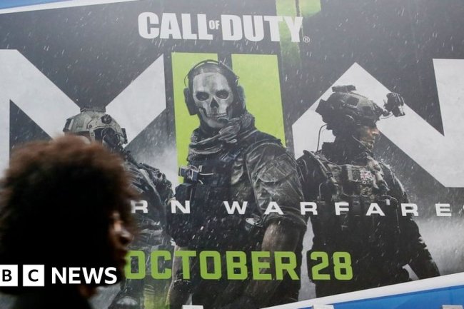 [Entertainment] Microsoft's deal to buy Call of Duty maker boosted by US judge