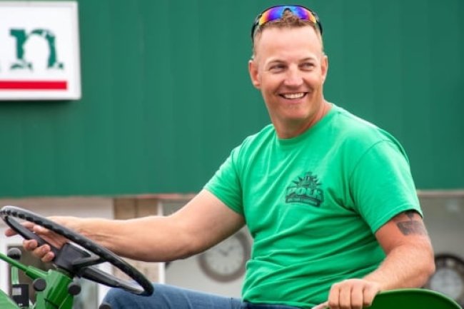 He's been obsessed with John Deere tractors since he was a kid. Now he's opening his own museum