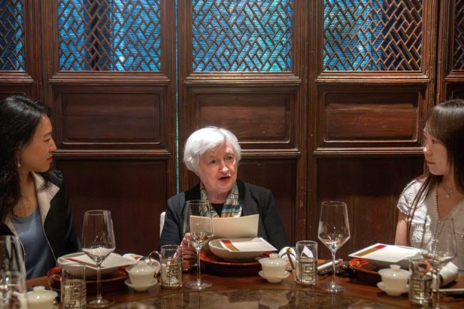 With Two Meals, Janet Yellen’s Outreach in China Yields Mixed Results