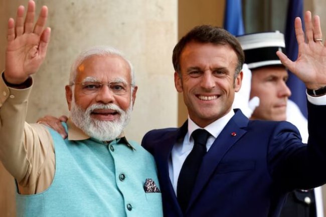 French President Macron gifts PM Modi Proust's novels, Charlemagne chessmen's replica