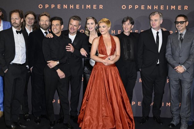'Oppenheimer' cast leaves London premiere midway as Hollywood stars join writer strike