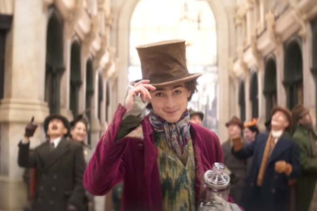 'Wonka' director reveals Timothee Chalamet swam in real hot chocolate for the film