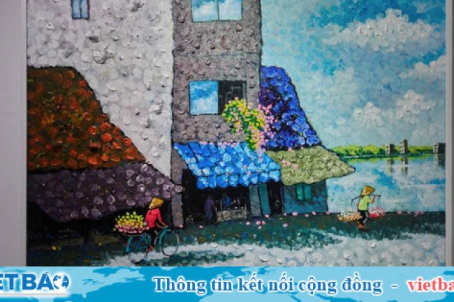 'Hoa Phố' trong tranh họa sĩ Nguyễn Hoàng Long