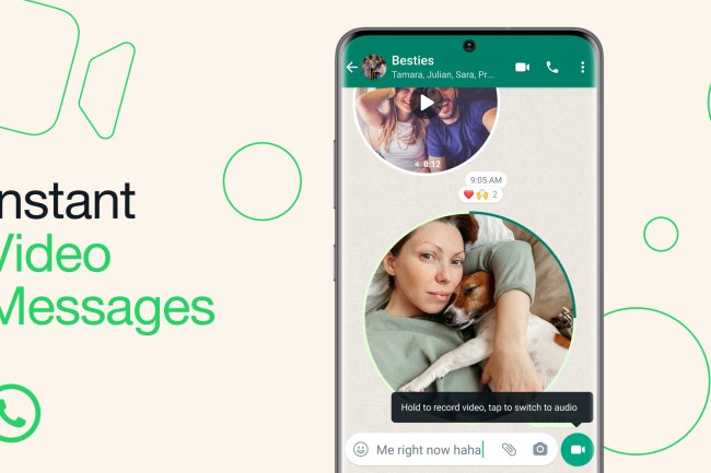 WhatsApp's new Instant Video Messages are a great way to make your point