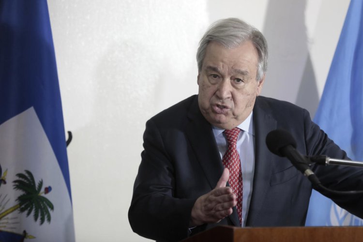 UN chief says Haiti urgently needs international security force and humanitarian aid