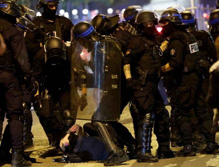 France riots – live: Children as young as 12 detained for attacking police amid Paris protests