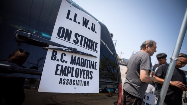 Day 6 of B.C. port strike sees union accuse employers of misinformation