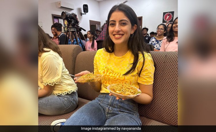 Navya Nanda Was Asked How She Stays "Slim" Despite The "Junk Food". Her LOL Reply