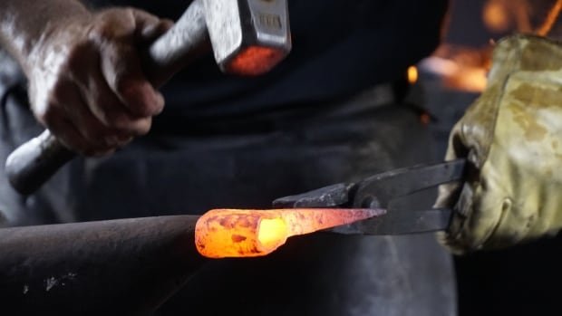This Montrealer forged medieval axes used to rebuild Notre-Dame cathedral
