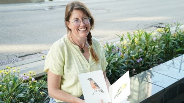 This Kitchener, Ont., woman has been sketching a bird a day all year and her work is taking off