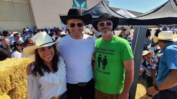 Poilievre rejects 'straight pride' message in controversial Calgary Stampede photo
