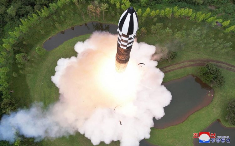 North Korea test-fires advanced intercontinental ballistic missile