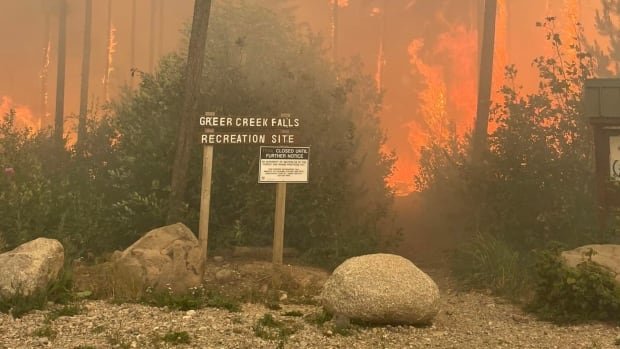 Wildfire engulfs popular B.C. waterfall trail, highlighting what can be lost to flames