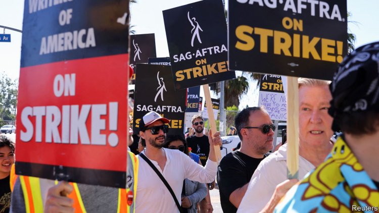 An all-out strike brings Hollywood to a halt