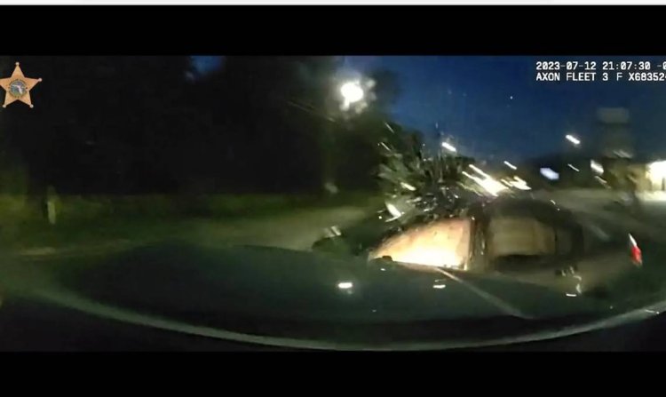 A Florida deputy was out on night patrol. He couldn’t stop what happened next