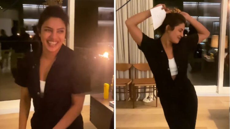 Watch: Priyanka Chopra is the happiest ever as her family sings birthday song for her