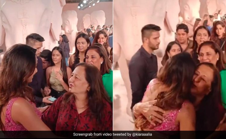 Kiara Advani's Mother-In-Law Hugs And Cheers For Her At Fashion Show. Watch