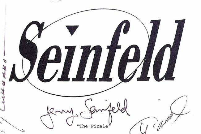 A Signed ‘Seinfeld’ Finale Script, a ‘Friends’ Trophy: It’s a Strike Auction