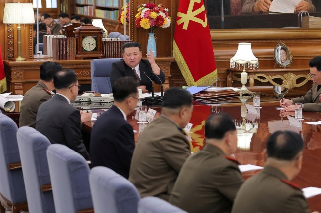 North Korea's Kim dismisses top general, calls for war preparations