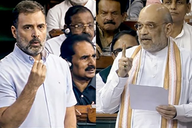 You've set Manipur on fire: Rahul to govt; Shah: You did drama