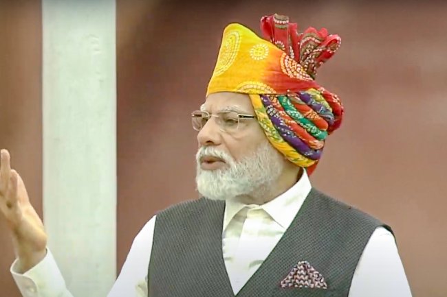 PM Modi's turbans on Independence Day over the years
