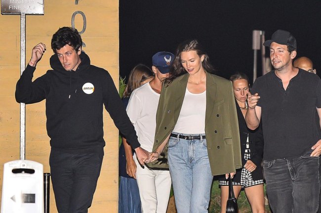 Austin and Kaia Go Out With Karlie Kloss, Josh Kushner: Double Date Pics