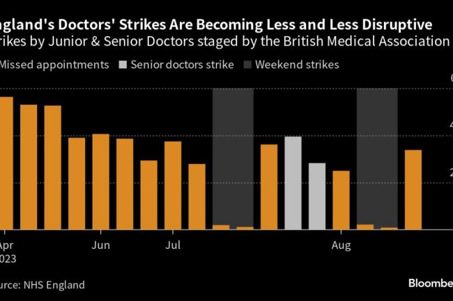 UK Strikes Persist as Senior Doctors, Rail Workers Walk Out