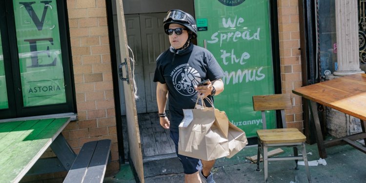 Food-Delivery Workers in New York City Launch Labor Fight