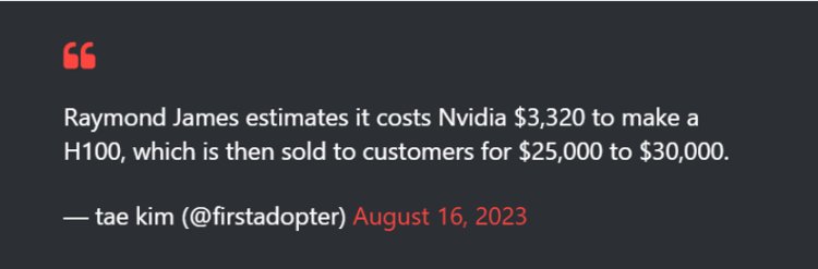 一块GPU 1000%利润，谁炒高了英伟达H100？