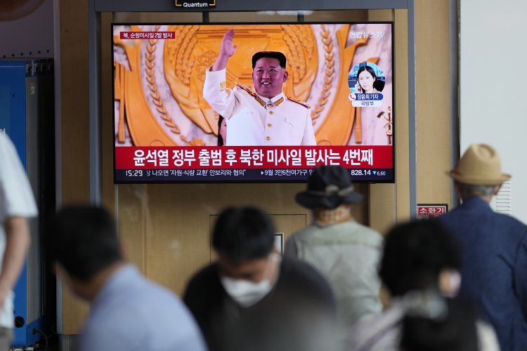 North Korea’s Kim watches cruise missile launches