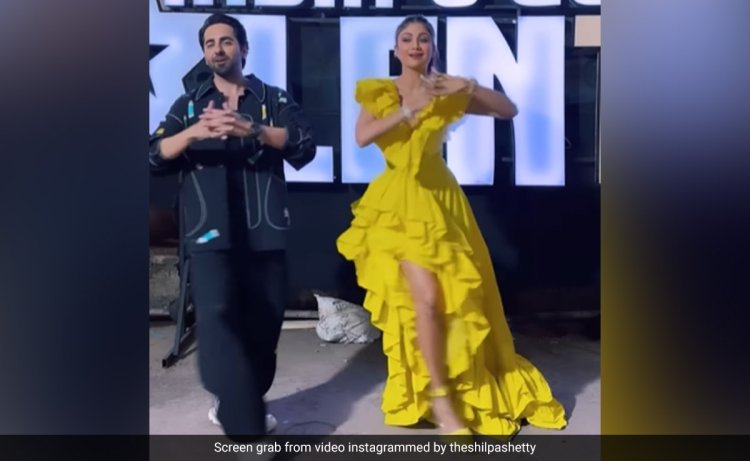 Shilpa Shetty's "Dance Lessons With Dream Girl" Ayushmann Khurrana And LOL Baadshah Interruption