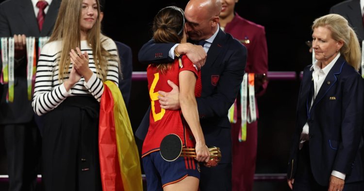 Spain football chief to resign after kissing World Cup winner on the lips