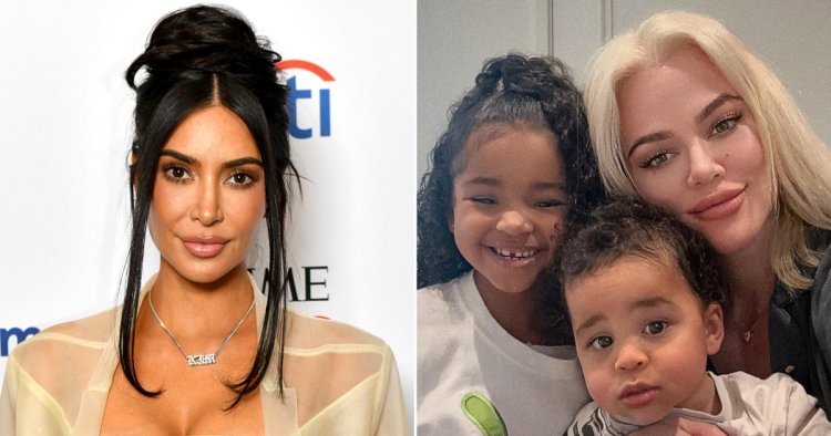 Kim Gushes That Khloe's Kids Look Just Like Tristan and Rob in New Pic