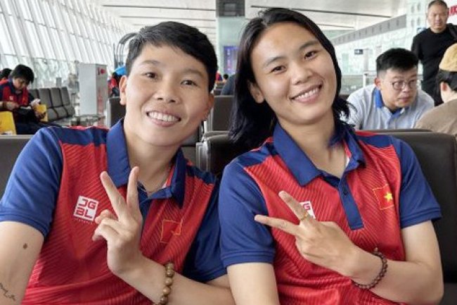 Đội tuyển nữ Việt Nam lên đường đến Trung Quốc dự Asiad 19