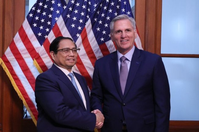 Chủ tịch Hạ viện Mỹ Kevin McCarthy nhận lời mời thăm Việt Nam