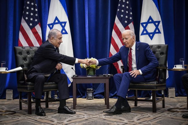 Biden discusses democratic values with Israel’s Benjamin Netanyahu