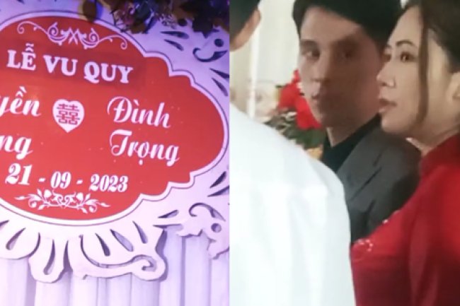 Cầu thủ Đình Trọng và bạn gái 9 năm tổ chức hôn lễ