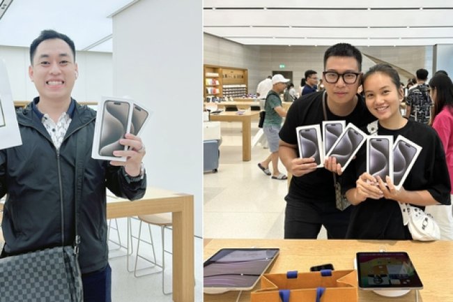 Người Việt xếp hàng tại Singapore, Thái Lan đã mua được iPhone 15: Máy đầu tiên về Việt Nam sẽ có giá trên 60 triệu đồng!