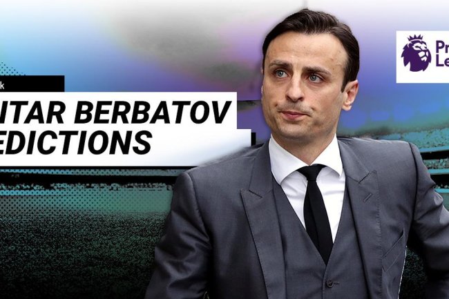 Dimitar Berbatov’s Premier League predictions including Arsenal vs Tottenham and Burnley vs Man Utd