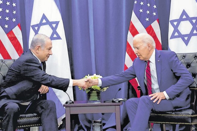 イスラエル「サウジと和平築ける」…ネタニヤフ首相 バイデン氏と会談