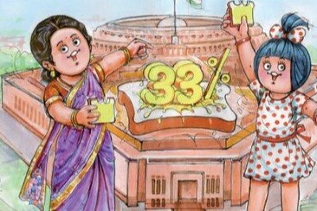 Historic Women's Reservation Bill inspires Amul's creative doodle