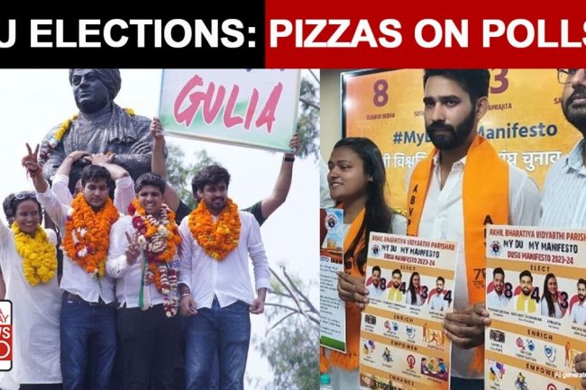 DUSU poll: Freebies, slogans, pamphlets, the politics behind student union elections