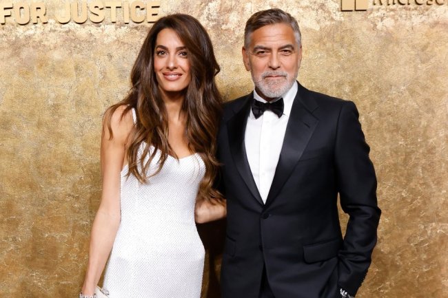 George and Amal Clooney Are All Sizzle at the 2023 Albie Awards