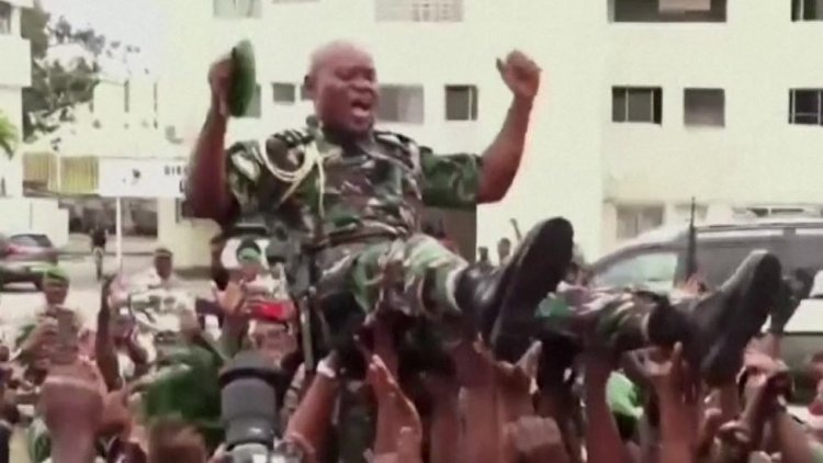 Gabon coup: Military chief says suspension of democracy only 'temporary'