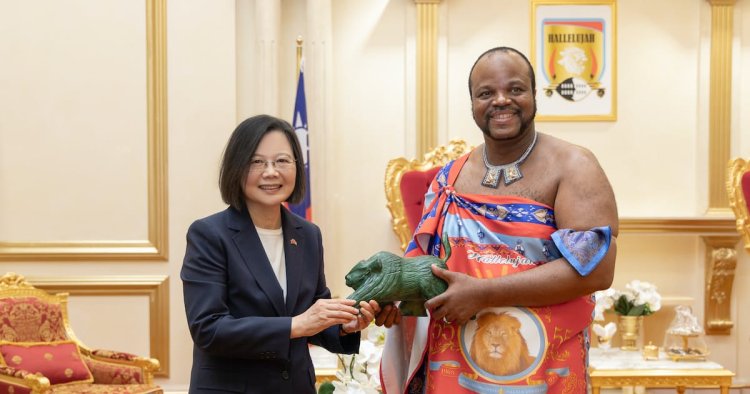 台湾総統、エスワティニ訪問 アフリカ唯一の外交関係国