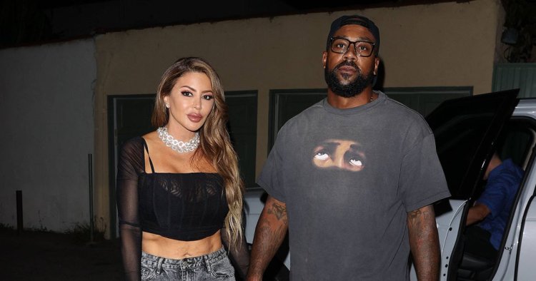 RHOM's Larsa Pippen and Marcus Jordan Wear Dark Outfits for Date Night