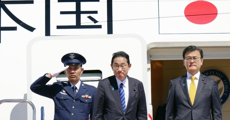 岸田文雄首相「人間中心の国際協力訴える」 米国へ出発